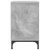 Éjjeli asztal fiókkal Beton szürke 49 x 36 x 61 cm Faanyag