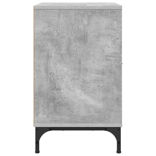 Éjjeli asztal fiókkal Beton szürke 49 x 36 x 61 cm Faanyag
