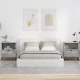 Éjjeliszekrények 2 pcs Beton szürke 49 x 36 x 61 cm Faanyag