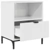 Éjjeliszekrények 2 pcs Magasfényű fehér 49 x 36 x 61 cm Faanyag