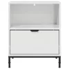 Éjjeliszekrények 2 pcs Magasfényű fehér 49 x 36 x 61 cm Faanyag