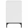 Éjjeliszekrények 2 pcs Magasfényű fehér 49 x 36 x 61 cm Faanyag