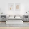 Éjjeliszekrények 2 pcs Szürke sonoma 49 x 36 x 61 cm Faanyag