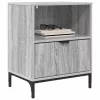 Éjjeliszekrények 2 pcs Szürke sonoma 49 x 36 x 61 cm Faanyag