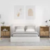 Éjjeliszekrények 2 pcs kézműves tölgy 49 x 36 x 61 cm Faanyag