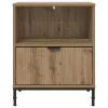 Éjjeliszekrények 2 pcs kézműves tölgy 49 x 36 x 61 cm Faanyag
