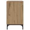 Éjjeliszekrények 2 pcs kézműves tölgy 49 x 36 x 61 cm Faanyag