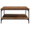 Dohányzóasztal Régi fa 80 x 80 x 40 cm Faanyag