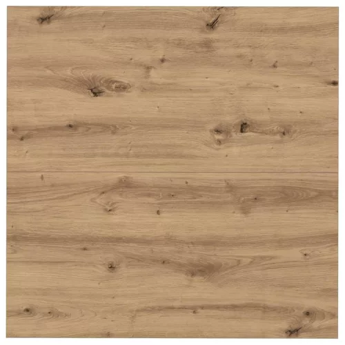 Dohányzóasztal kézműves tölgy 80 x 80 x 40 cm Faanyag