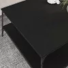 Dohányzóasztal Musta tammi 100 x 100 x 40 cm Faanyag