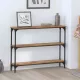 Konzolasztal Régi fa 100 x 22.5 x 75 cm Műgyanta fa és Fém