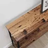 Konzolasztal Régi fa 100 x 22.5 x 75 cm Műgyanta fa és Fém