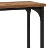 Konzolasztal Régi fa 100 x 22.5 x 75 cm Műgyanta fa és Fém