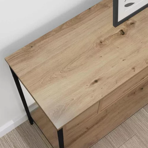 Konzolasztal Other kézműves tölgy 100 x 34.5 x 75 cm Faanyag