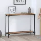 Konzolasztal polcokkal Régi fa 101 x 30.5 x 75 cm Faanyag