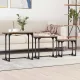 Fészkelt Kávézó Asztal 3 pcs kézműves tölgy 50.5 x 35 x 53 cm