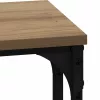 Fészkelt Kávézó Asztal 3 pcs kézműves tölgy 50.5 x 35 x 53 cm