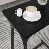 Fészkelt Kávézó Asztal 3 pcs Musta tammi 50.5 x 35 x 53 cm