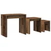 Fészkelt Kávézó Asztal 3 pcs Régi fa 60 x 35 x 56 cm Faanyag