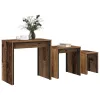 Fészkelt Kávézó Asztal 3 pcs Régi fa 60 x 35 x 56 cm Faanyag
