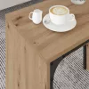 Fészkelt Kávézó Asztal 3 pcs kézműves tölgy 60 x 35 x 56 cm