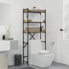   Mosógép polc polcokkal tárolóval 67 x 25 x 163 cm Faanyag