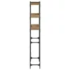 Mosógép polc polcokkal tárolóval 67 x 25 x 163 cm Faanyag