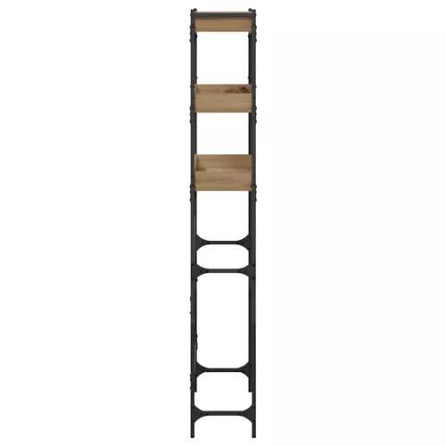 Mosógép polc polcokkal tárolóval 67 x 25 x 163 cm Faanyag