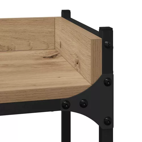 Mosógép polc polcokkal tárolóval 67 x 25 x 163 cm Faanyag