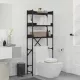 Mosógép polc polcokkal tárolóval 67 x 25 x 163 cm Faanyag