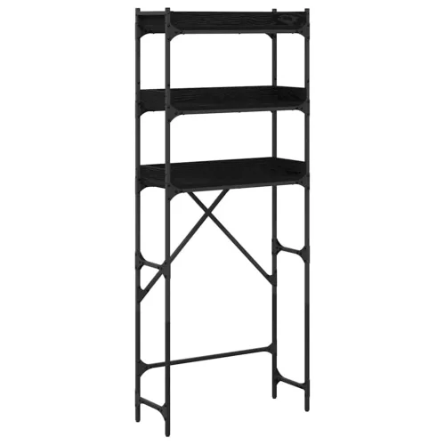Mosógép polc polcokkal tárolóval 67 x 25 x 163 cm Faanyag