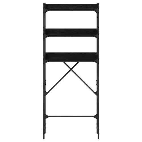 Mosógép polc polcokkal tárolóval 67 x 25 x 163 cm Faanyag