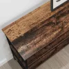 Konzolasztal polcokkal Régi fa 100 x 32 x 75 cm Faanyag