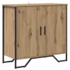 Széf Barna 78 x 35.5 x 74.5 cm Faanyag