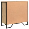 Széf Barna 78 x 35.5 x 74.5 cm Faanyag