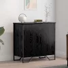 Széf Fekete 78 x 35.5 x 74.5 cm Faanyag