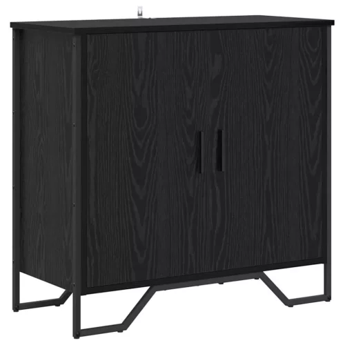 Széf Fekete 78 x 35.5 x 74.5 cm Faanyag