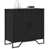 Széf Fekete 78 x 35.5 x 74.5 cm Faanyag