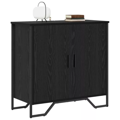 Széf Fekete 78 x 35.5 x 74.5 cm Faanyag