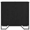 Széf Fekete 78 x 35.5 x 74.5 cm Faanyag