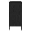 Széf Fekete 78 x 35.5 x 74.5 cm Faanyag