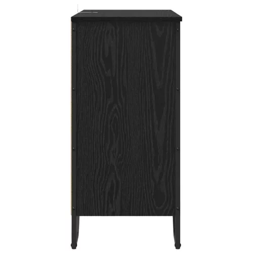 Széf Fekete 78 x 35.5 x 74.5 cm Faanyag