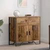 Széf fiókkal Régi fa 79.5 x 35.5 x 74.5 cm Faanyag