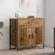 Széf fiókkal Régi fa 79.5 x 35.5 x 74.5 cm Faanyag