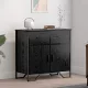 Széf fiókkal Musta tammi 79.5 x 35.5 x 74.5 cm Faanyag