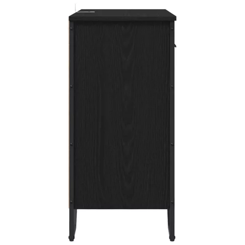 Széf fiókkal Musta tammi 79.5 x 35.5 x 74.5 cm Faanyag