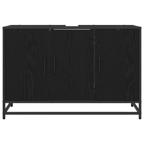 Fürdőszobai mosdószekrény Musta tammi 90 x 33 x 60 cm Faanyag
