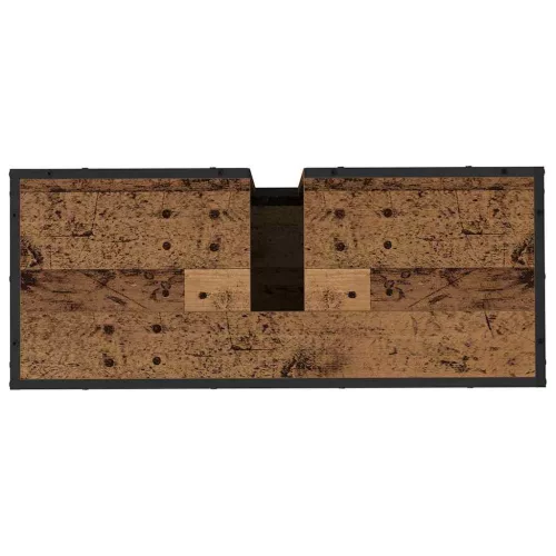 Fürdőszobai mosdószekrény Régi fa 80 x 33 x 60 cm Faanyag