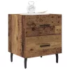Éjjeliszekrény fiókkal 2 pcs Régi fa 40 x 35 x 47.5 cm Faanyag