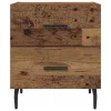 Éjjeliszekrény fiókkal 2 pcs Régi fa 40 x 35 x 47.5 cm Faanyag